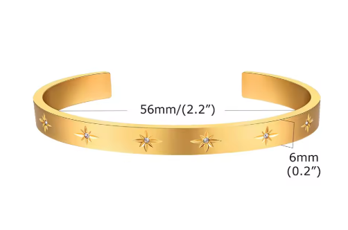 Pulsera de acero inoxidable Linda