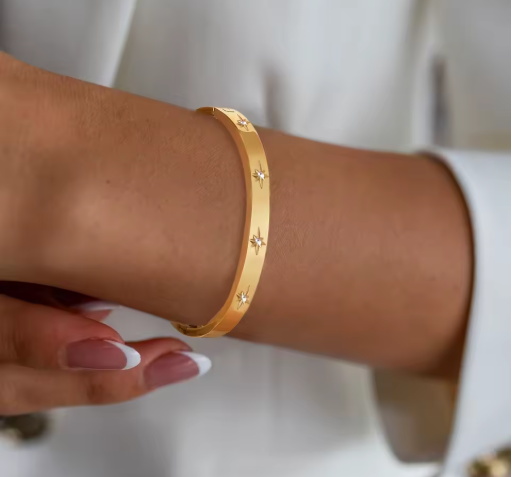 Pulsera de acero inoxidable Linda