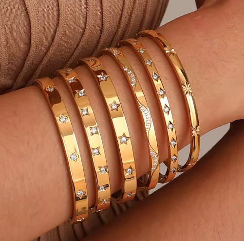 Pulsera de acero inoxidable Linda