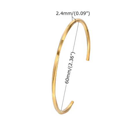 Pulsera de acero inoxidable Linda