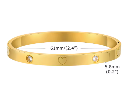 Pulsera de acero inoxidable Linda