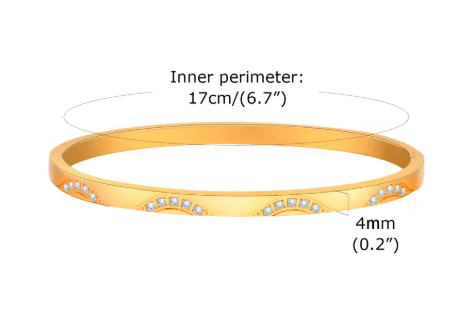 Pulsera de acero inoxidable Linda