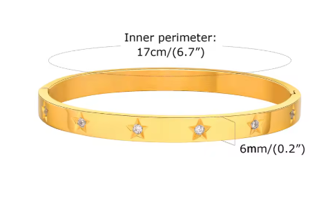 Pulsera de acero inoxidable Linda